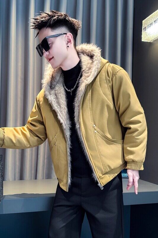 黄首314B-2-F08-P148控198冬款加厚棉衣男休闲棉服外套,男装棉衣,星座314B-2