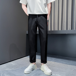 灰首314B-K70-P58控78秋冬季新款男士直筒裤子时尚百搭休闲裤图片