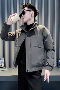 咖首314B-2-F15-P138控178冬款加厚棉衣男休闲棉服外套图片