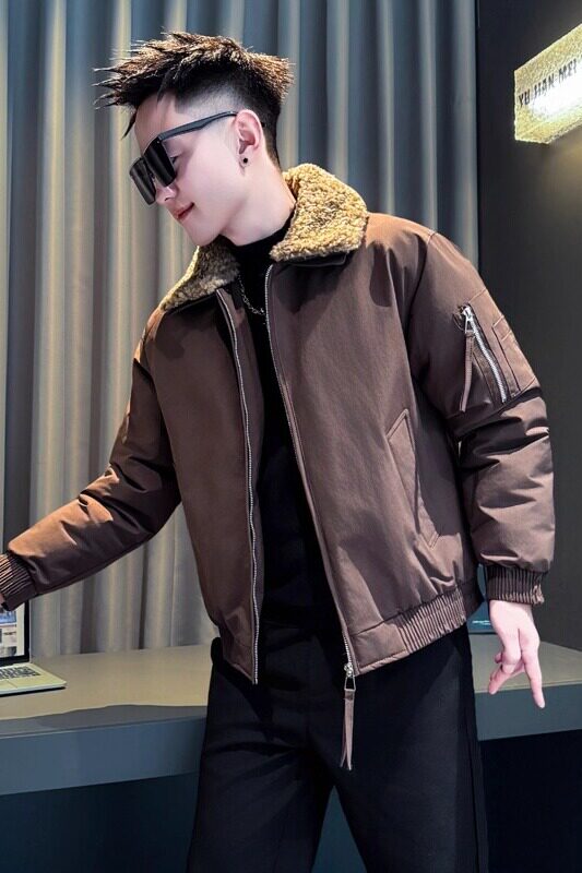 黄首314B-2-F07-P138控178冬款加厚棉衣男休闲棉服外套,男装棉衣,星座314B-2