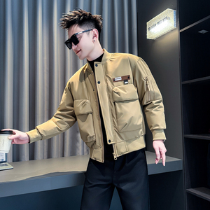 卡其首314B-2-F20-P138控178冬款加厚棉衣男休闲棉服外套，男装棉衣，星座314B-2