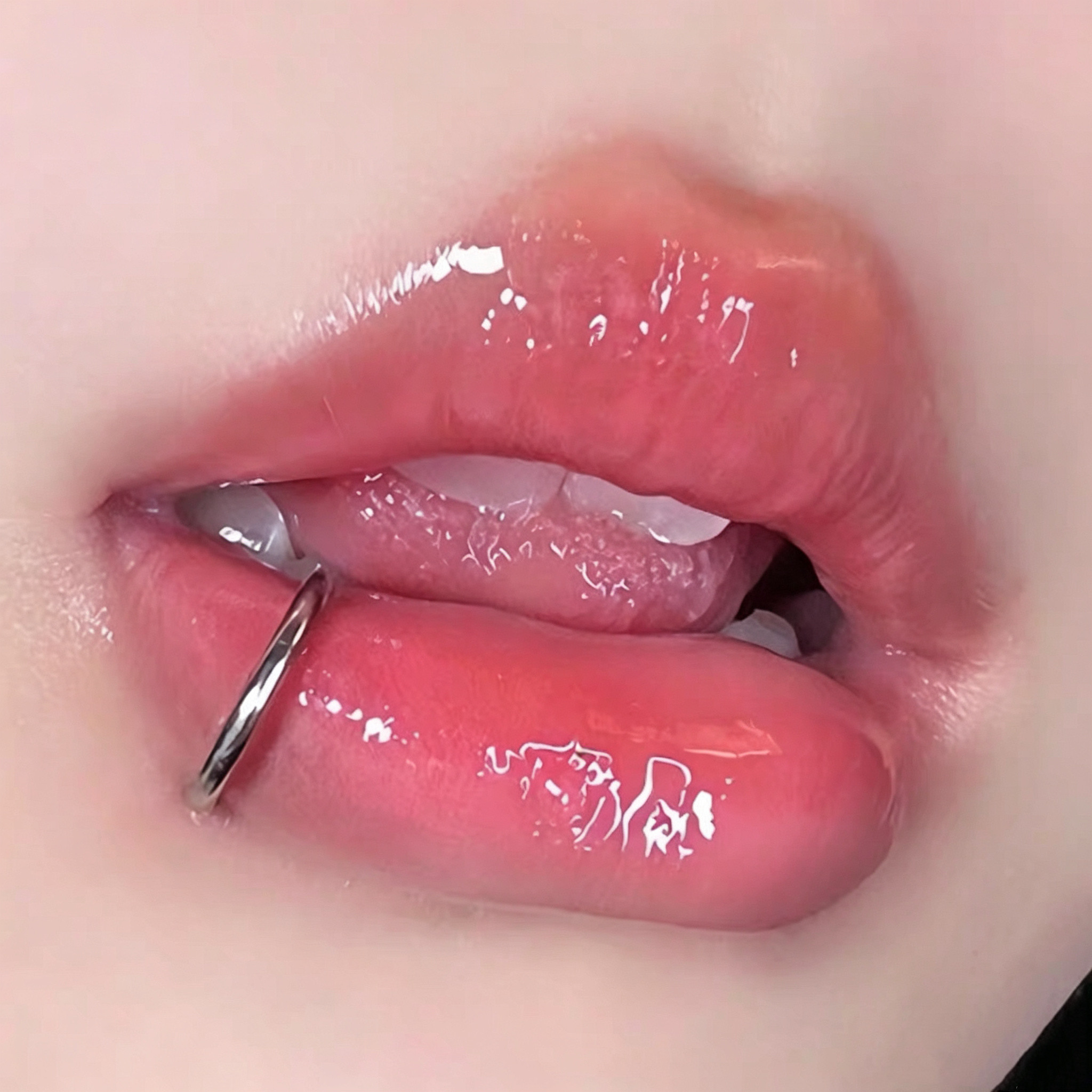 无界之境简约唇环耳骨钉