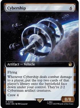 【学府卡牌】万智牌 MTG 赛博飞船 英文 扩画 潮涌闪 WHO神秘博士