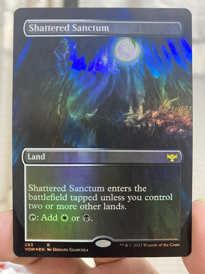 【学府卡牌】万智牌MTG 破碎圣所 英文异画闪 依尼翠腥红婚誓 VOW