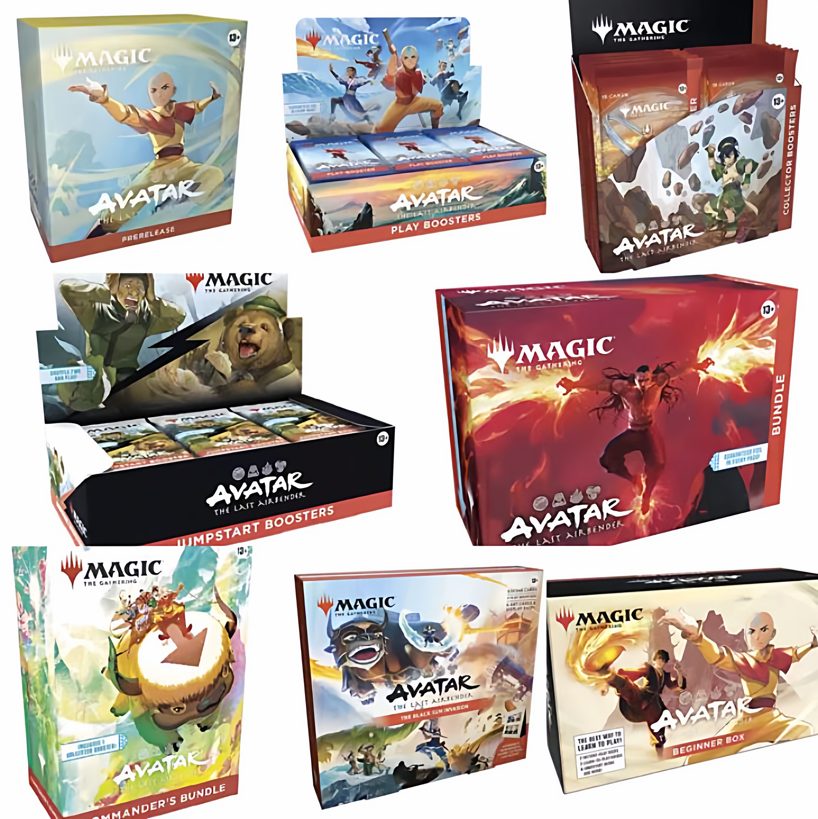 万智牌 降世神通 最后的气宗 售前盒 聚珍 常规包 肥包 速战英文