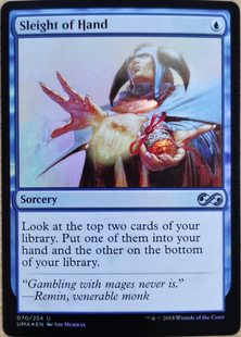 【学府卡牌】万智牌 MTG 变戏法 英文 闪 终极大师 UMA 蓝色 瞬间