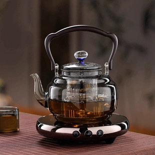 「千秋大業」电陶炉超薄电煮茶炉煮茶静音智能保温家用圆形1000W