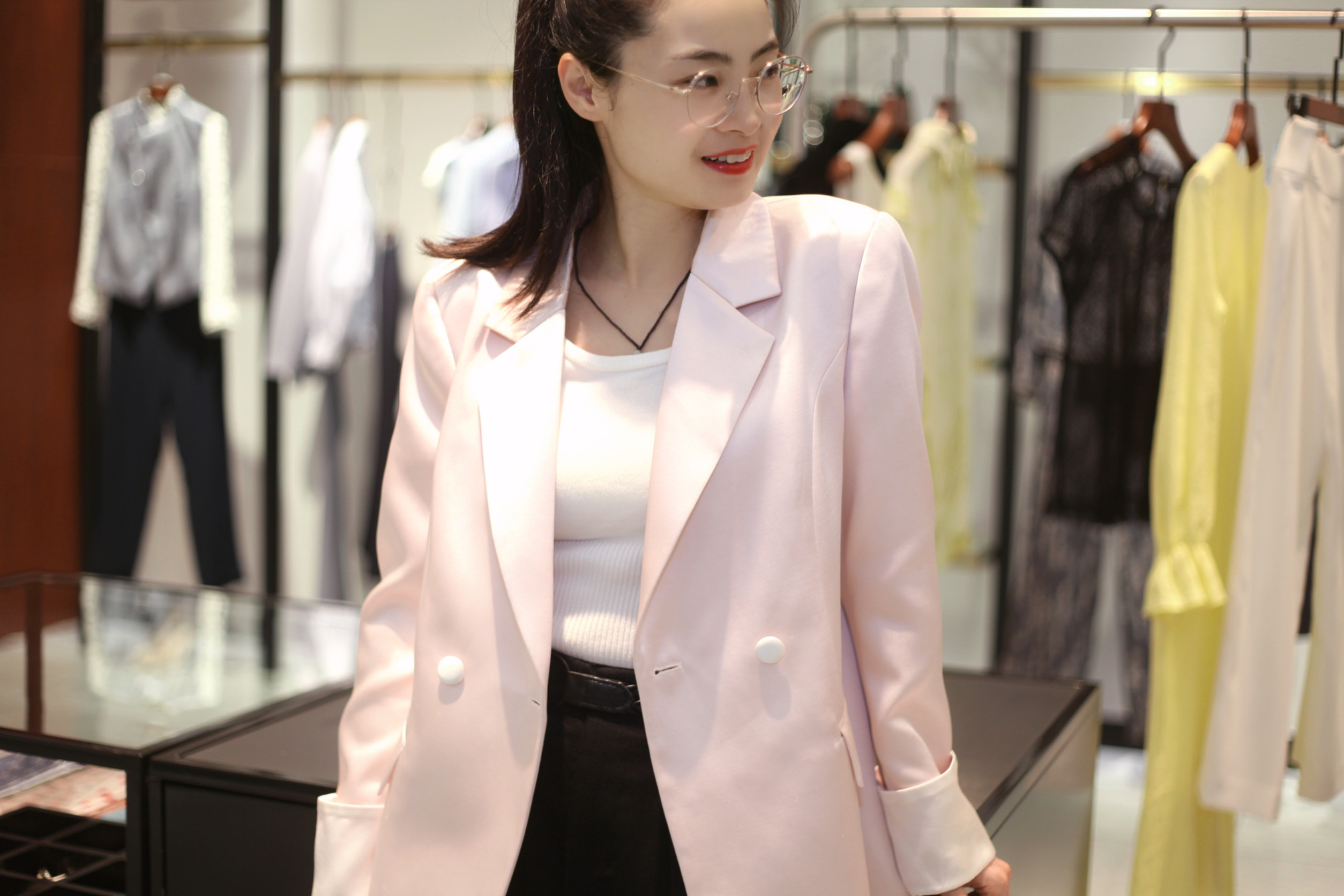 真丝羊毛混纺西装外套贵气感挺阔上衣宽松版型高级感品质老钱风