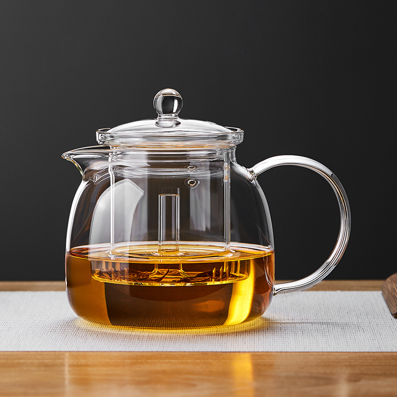 绿昌明玻璃煮茶壶耐高温可明火