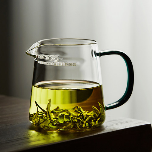 耐热玻璃公道杯茶滤网一体分茶器