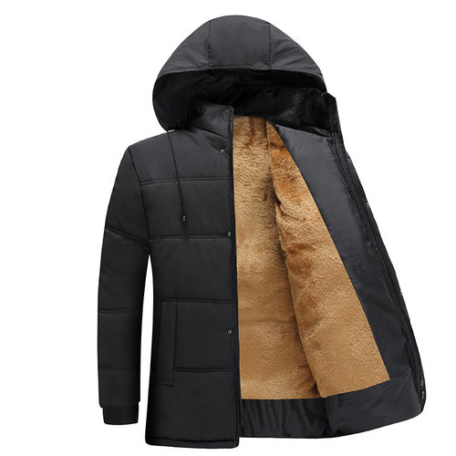男连帽棉衣 Winter jacket cotton-padded hooded men's jackets