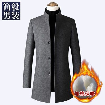 毛呢大衣风衣中长款大衣