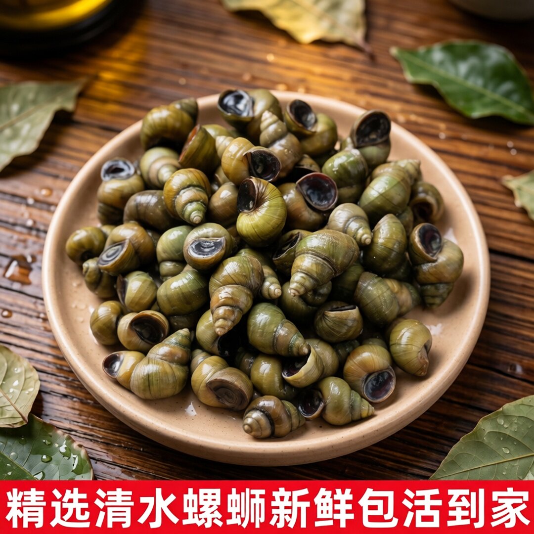 清水螺蛳鲜活新鲜田螺包活炒嗦螺活体石螺炒螺蛳粉店鲜活淡水螺丝