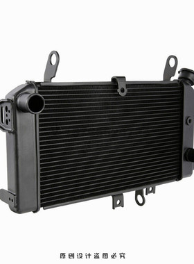 适用铃木SFV650 sfv 650 09-16年 摩托车水箱总成水冷散热器 水箱