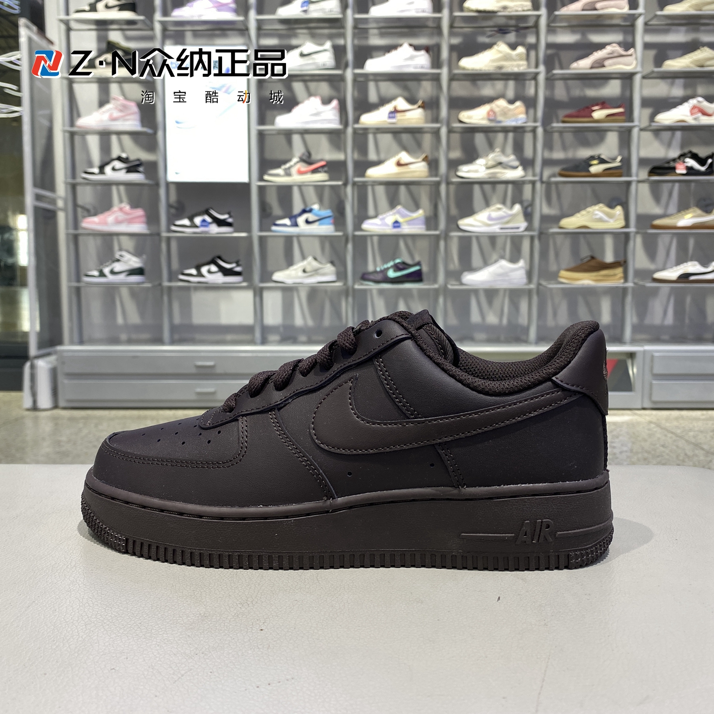 耐克男空军一号低帮轻便休闲板鞋