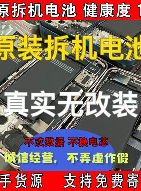 适用苹果12pro电池13mini14plus正品15promax16原装拆机100效率11