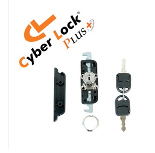 进口泰国赛伯乐Cyber-Lock卷帘门卷门移门推拉门柜门双钩锁钩锁