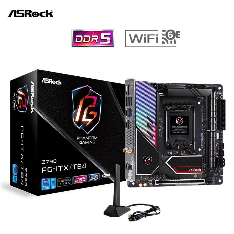 /ASROCK Z790 PG-ITX/TB4 ITX主板双雷电4接口 LGA 1700