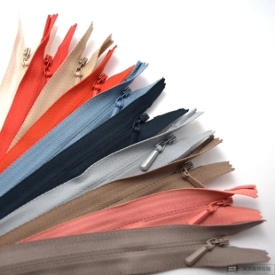 YKK3号布边隐形拉链包臀裙 婚纱 礼服 抱枕 靠垫20-60cm现货