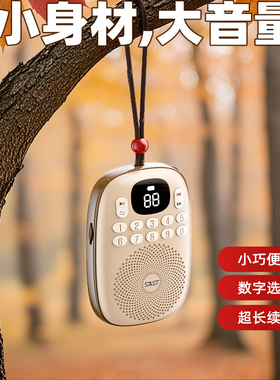 先科便携式音响小型迷你插卡蓝牙音箱戏曲评书老人专用随身播放器