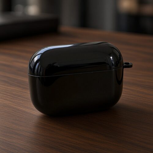 全包保护黑色耳机保护套适用airpods1/2/3/4/pro/pro2/pro3苹果AirPods保护套保护壳新款黑色保护套软壳
