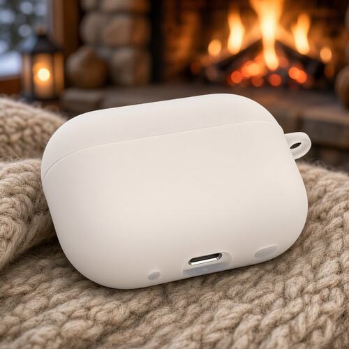 无线耳机套适用airpods1/2/3/4/5/pro/pro2/pro3保护壳苹果AirPods保护套白色磨砂耳机壳耳机保护套防磕碰