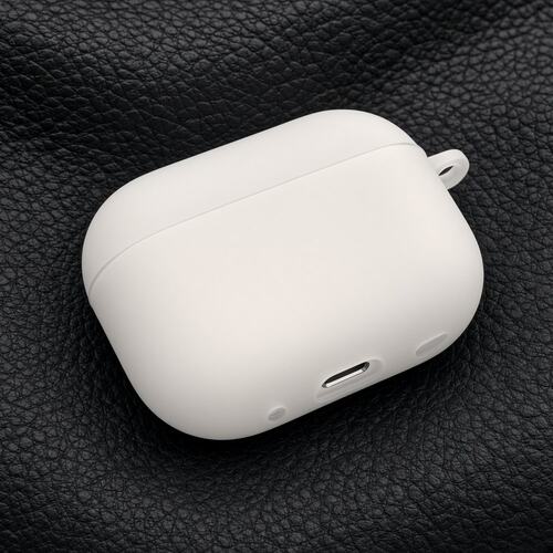 适用airpods1/2/3/4/5/pro/pro2/pro3苹果AirPods保护套白色磨砂耳机壳简约保护套防尘防摔保护半透明保护套