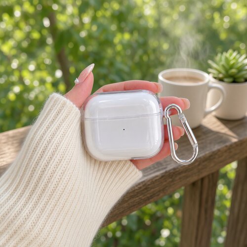高透保护壳适用airpods1/2/3/4/pro/pro2/pro3苹果AirPods保护套防尘防摔保护套耳机保护套透明耐磨防刮