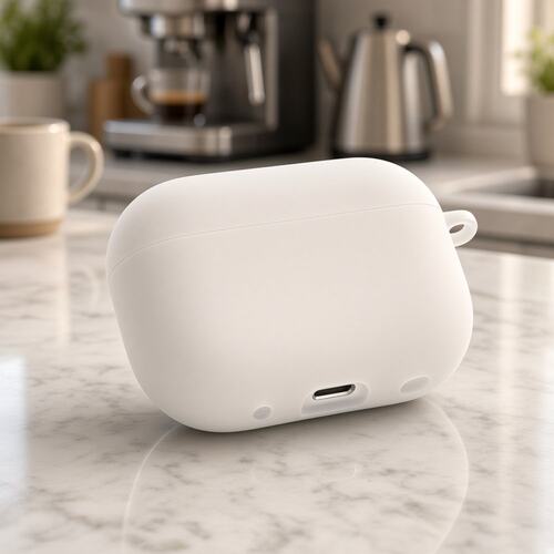 新款磨砂白耳机保护套防摔保护套苹果AirPods保护套适用airpods1/2/3/4/5/pro/pro2/pro3全包防护无线耳机套