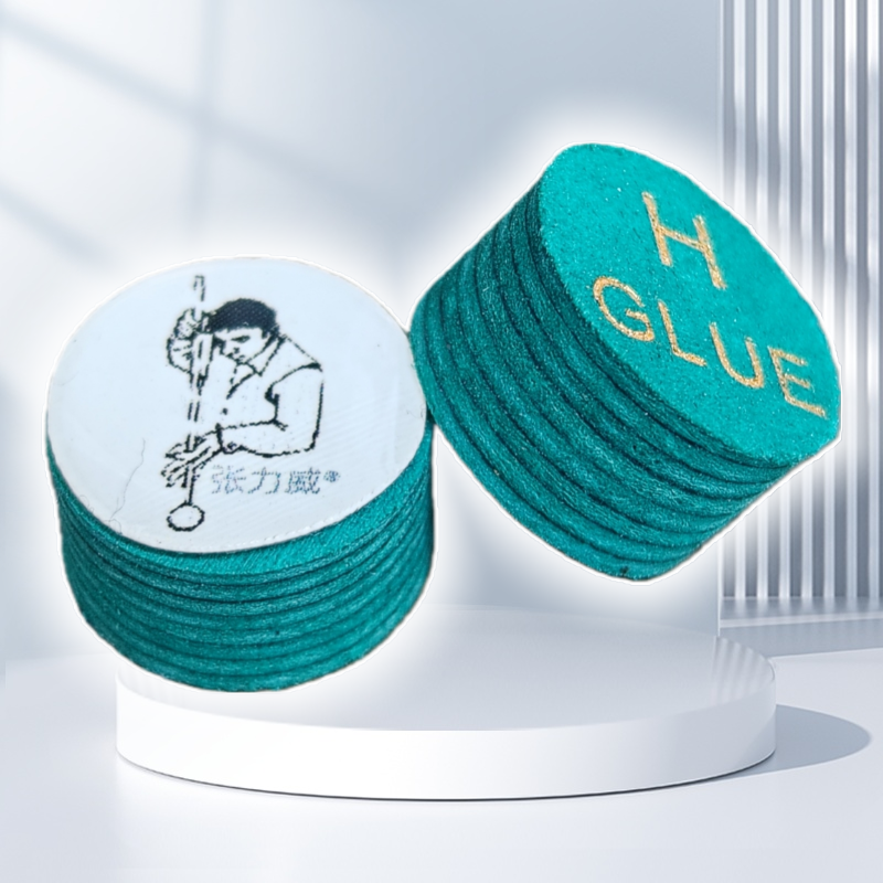 好杆专用台球杆皮头14mm张力威大头杆多层杆头枪头中式八球硬度H