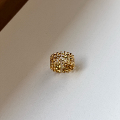 minicyebr铜镀18k金日韩时髦设计