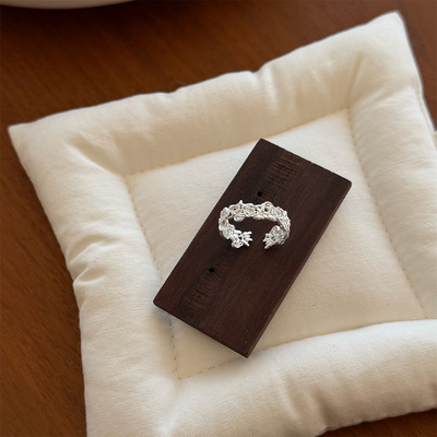 minicyberS925纯银戒指时髦精致