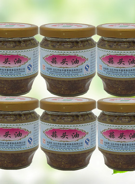 锦裕蒜头油调味油潮汕特产蒜头酥烹调煮汤调味品调料150g6瓶装