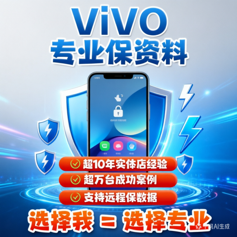 手机刷机远程维修VIVO华为OPPO小米安卓坚果救砖保留数据资料相册