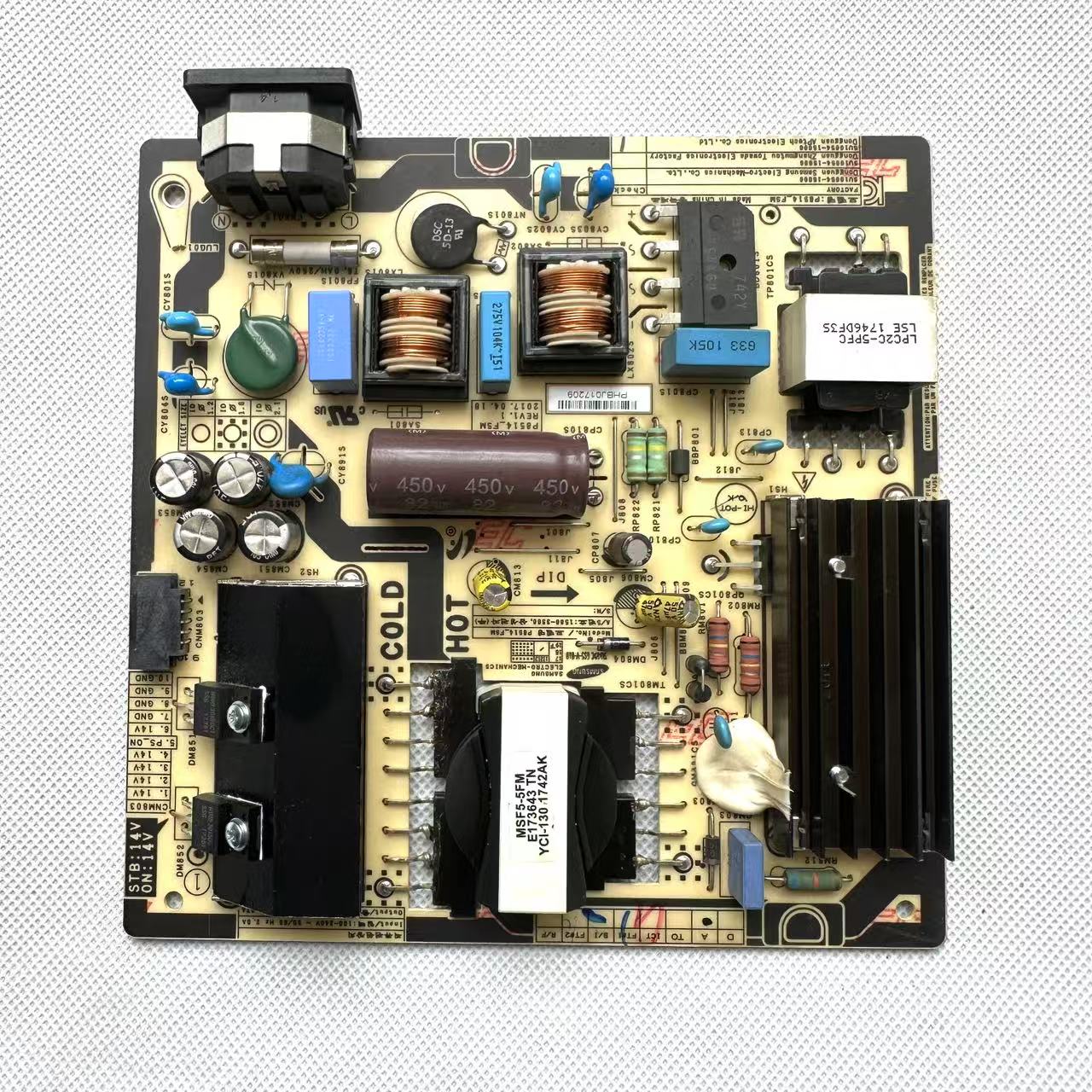 拆机 三星 U32H850UMC 电源板 BN44-00848B P8514-FSM