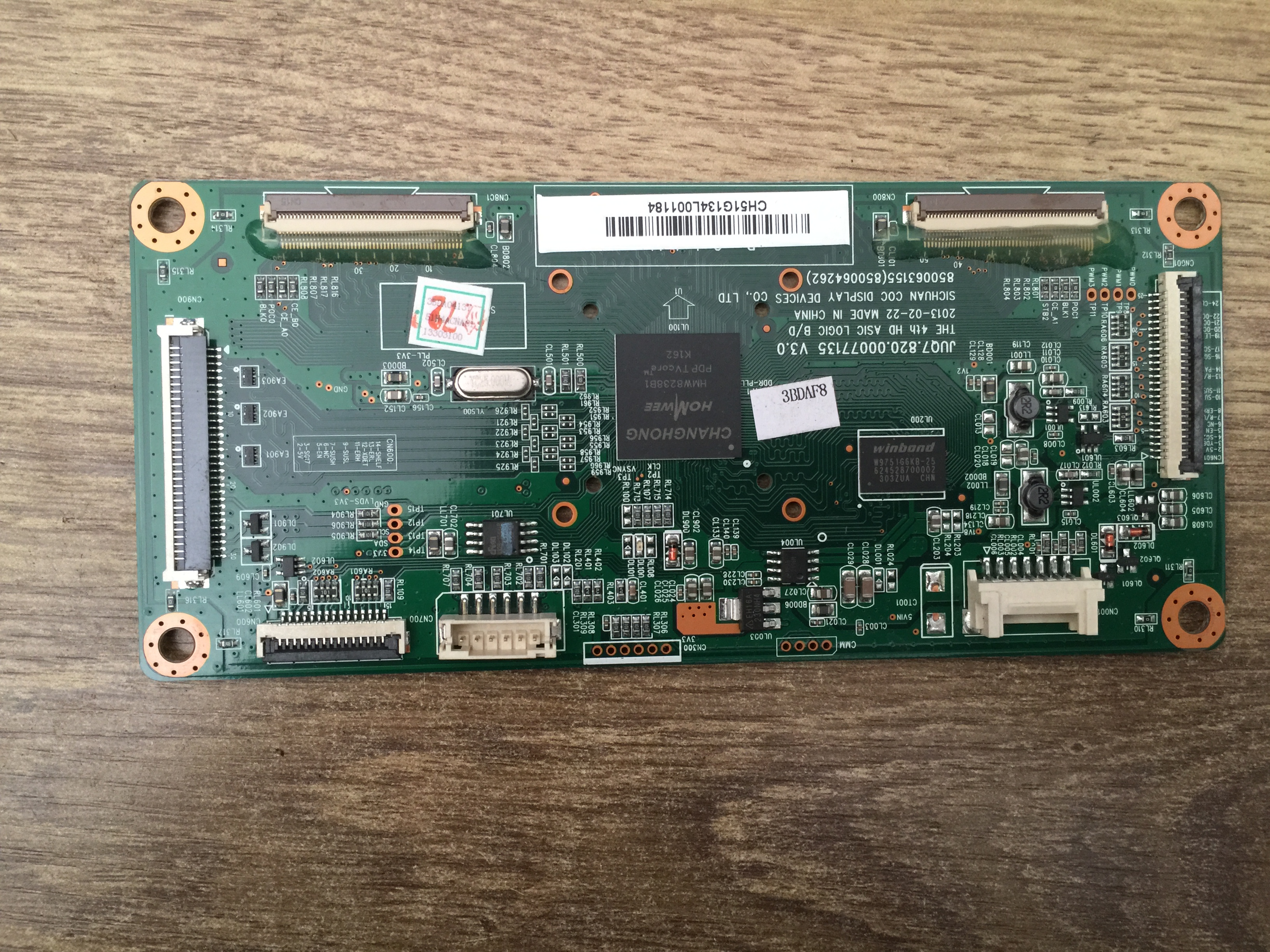 原装长虹3D51C2280逻辑板JUQ7.820.00077135适用CN51G4000