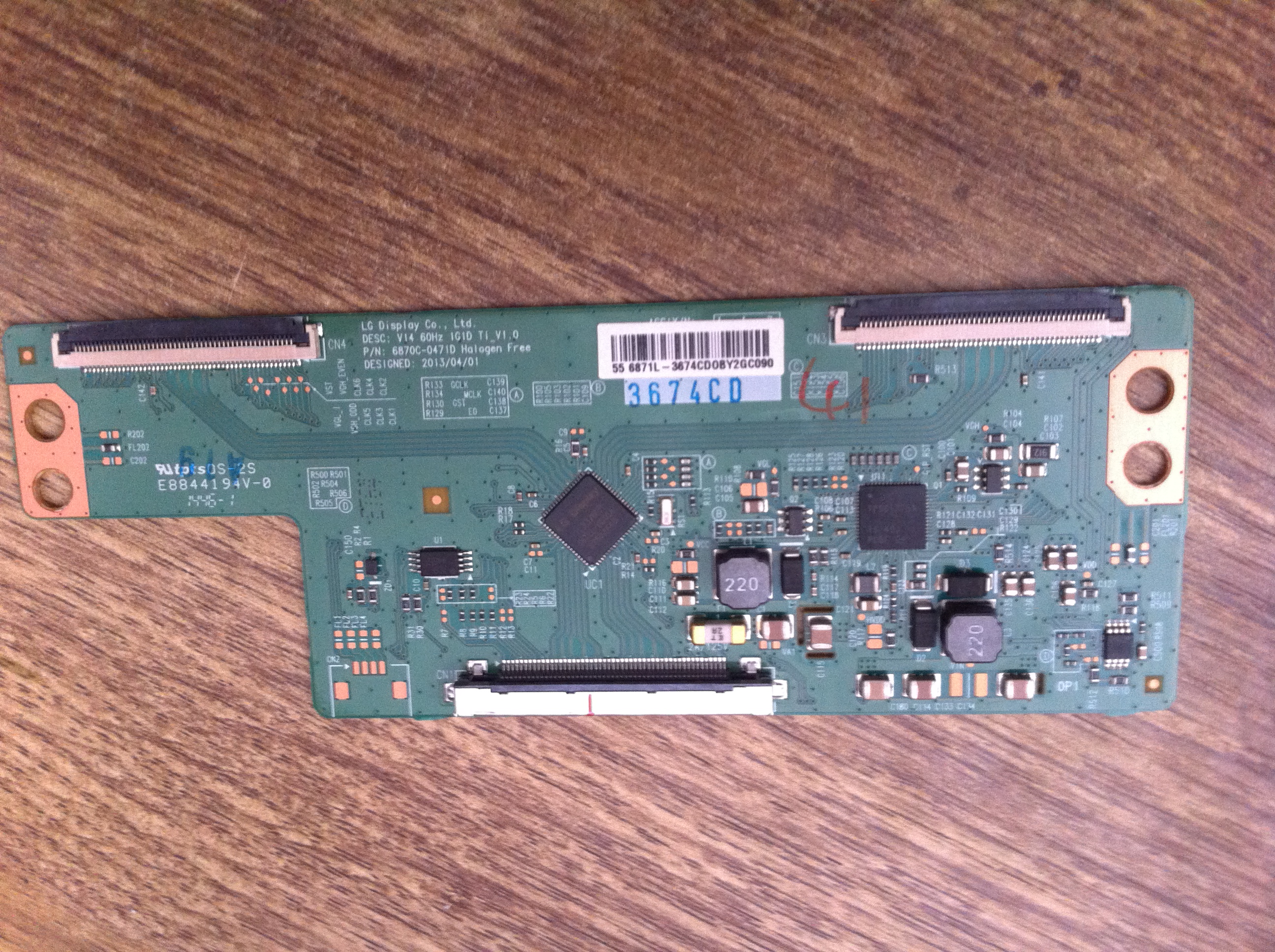 创维55E5ERS逻辑板6870C-0471D适用LC-550DUJ-SGE3