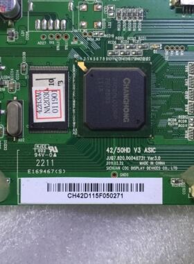 长虹PT42638NHDX逻辑板JUQ7.820.00046731 用于PM42H3000Y