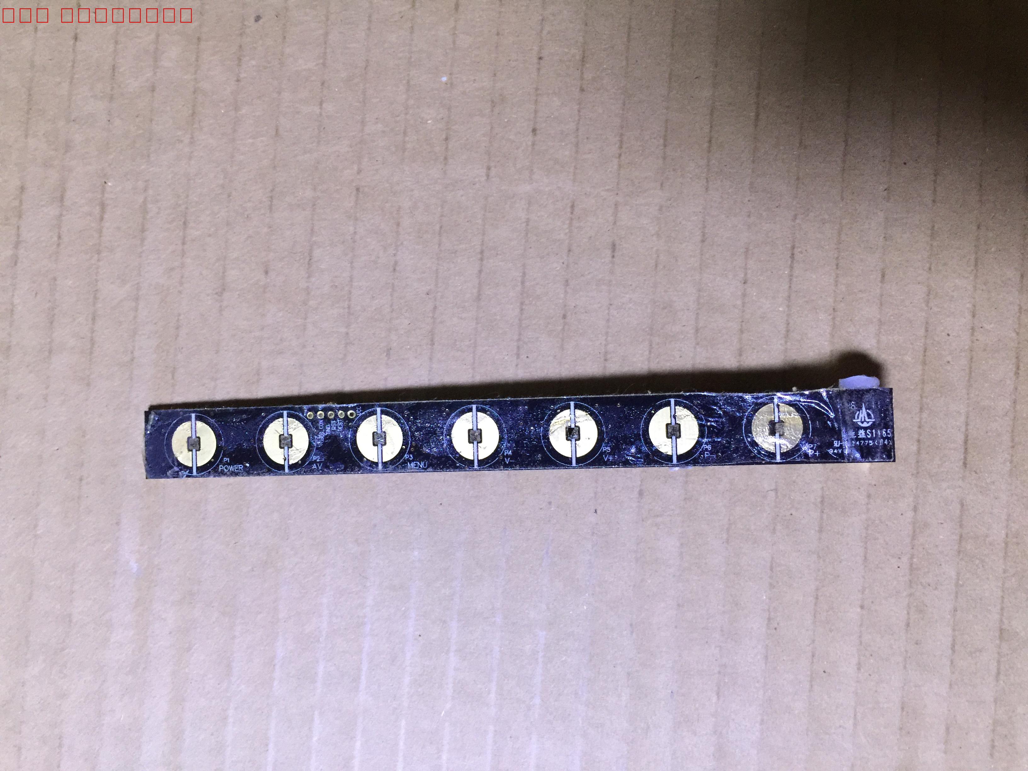 长虹LED32770X按键板JUC7.820.00043270