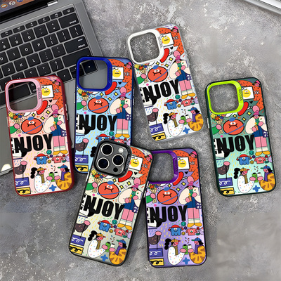 适用苹果17手机壳iPhone17promax潮牌涂鸦17Air男16女16Pro磨砂15 plus新款14防摔13时尚12个性11/xsmax硬壳8