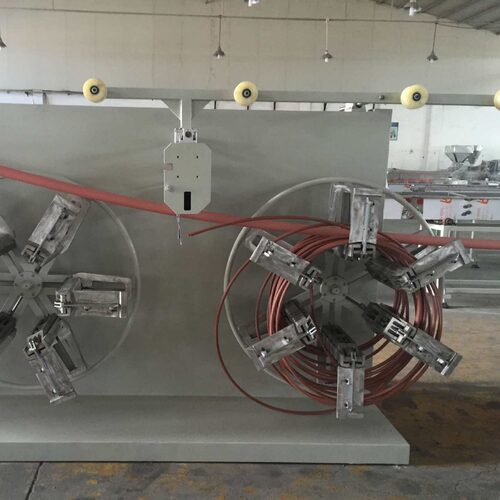 PE管材收卷机 PE管双工位收卷装置 double winder machine