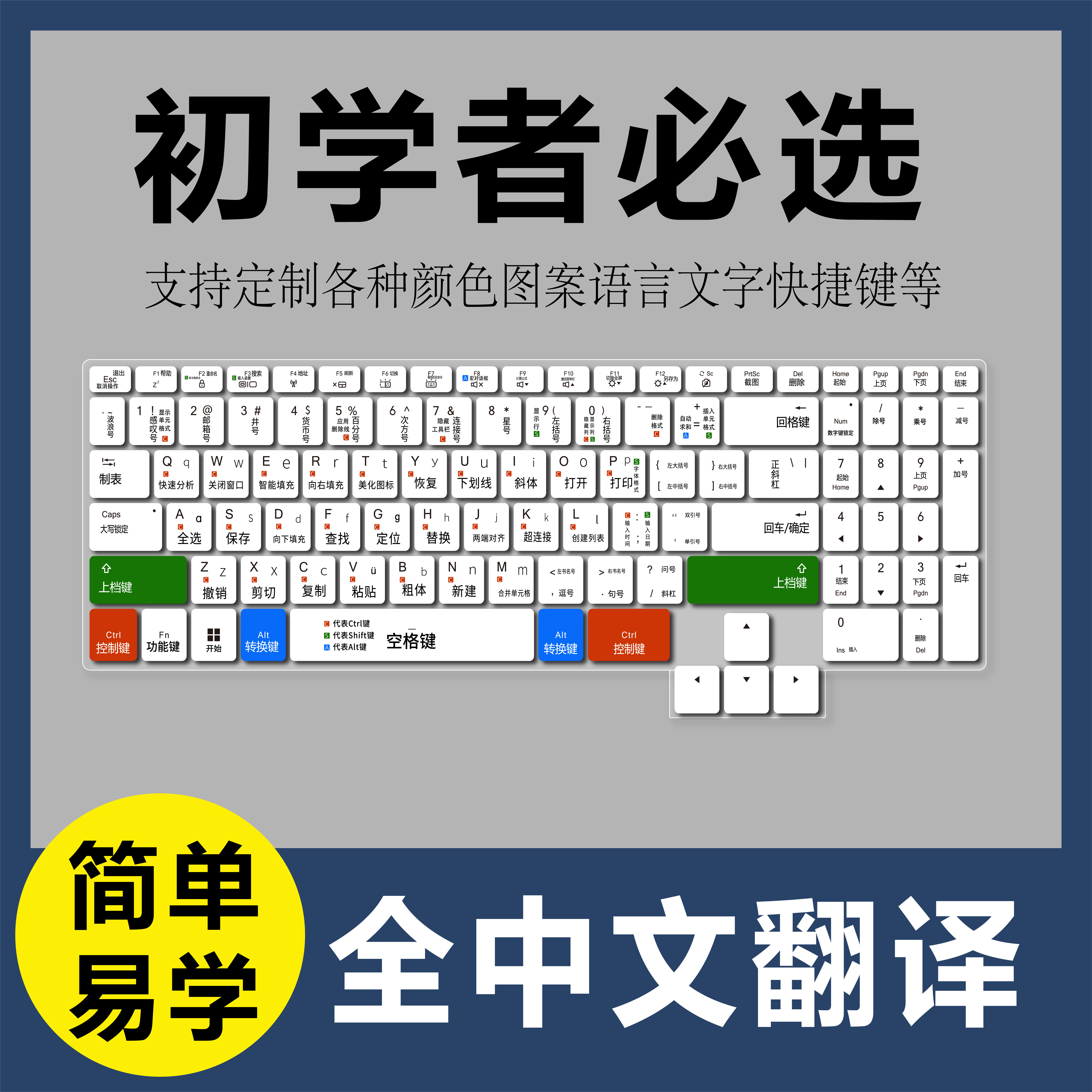 适用机械革命蛟龙16Pro游戏本2026款快捷键盘膜中文汉字翻译拼音