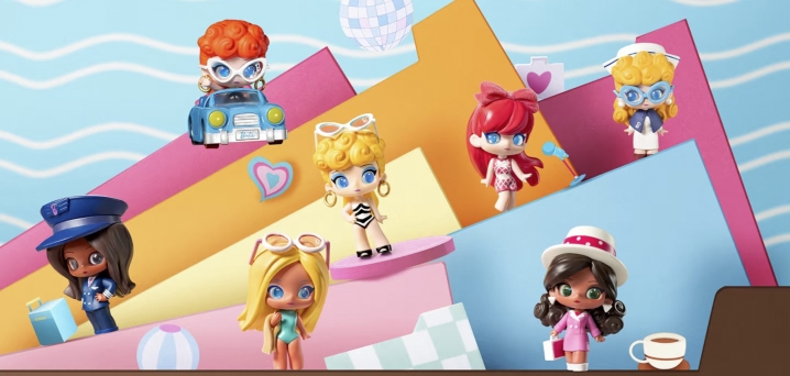 正版芭比粉红力量系列手办盲盒摆件可爱礼物潮流玩具公仔女生礼物