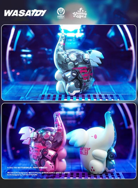 正版LAMTOYS小象半机械系列潮玩盲盒手办男生礼物生日酷炫玩具