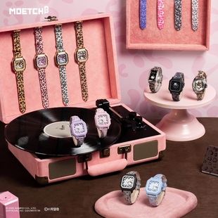 正版三丽鸥hellokitty甜心豹表手表盲盒KT猫手表腕表送女生日礼物