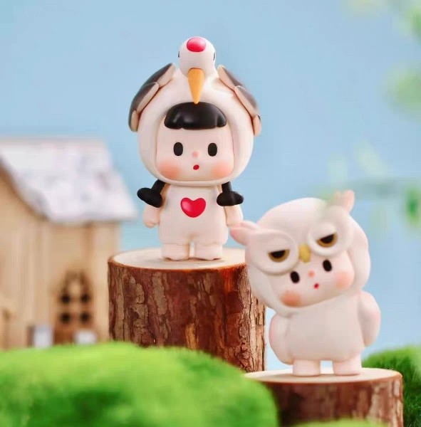 正版不二珍稀动物系列迷你盲盒手办周边潮玩可爱公仔娃娃摆件礼物