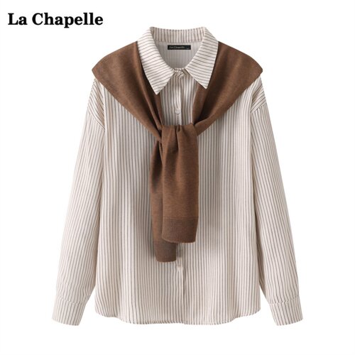 拉夏贝尔LaChapelle披肩衬衫女
