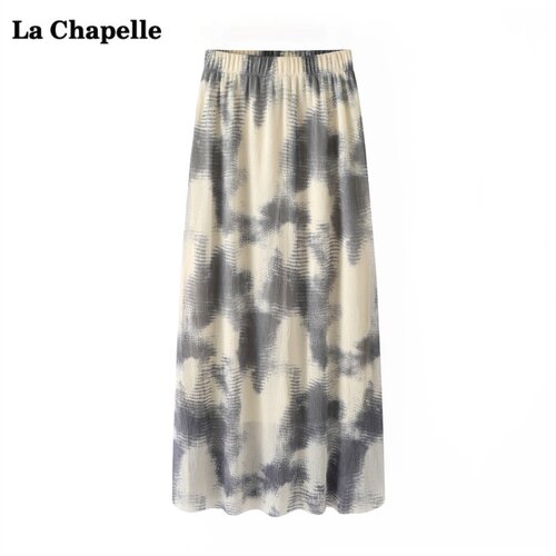 拉夏贝尔LaChapelle印花半身裙女
