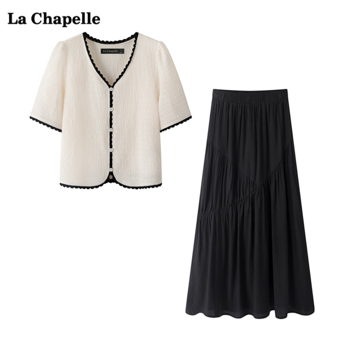 拉夏贝尔LaChapelle衬衫半身裙女