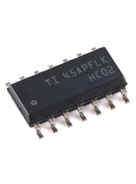 原装正品 SN74HC02DR SOIC-14 四路2输入正或非门 贴片逻辑芯片